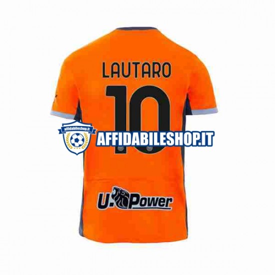 Maglia Inter Milan Lautaro Martinez 10 2023-2024 Uomo Manica Corta, Gara Terza