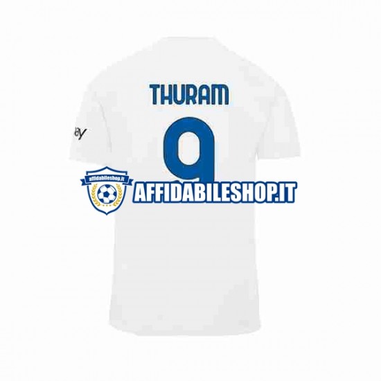 Maglia Inter Milan Marcus Thuram 9 2023-2024 Uomo Manica Corta, Gara Away