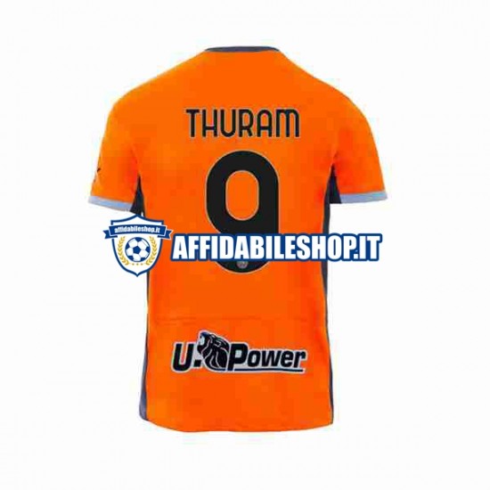 Maglia Inter Milan Marcus Thuram 9 2023-2024 Uomo Manica Corta, Gara Terza