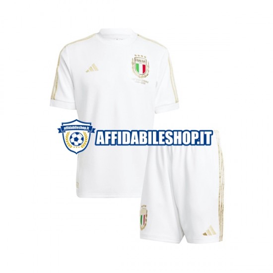 Maglia Italia 2023 Anniversary Bambino 3-13 anni Manica Corta, Gara Home