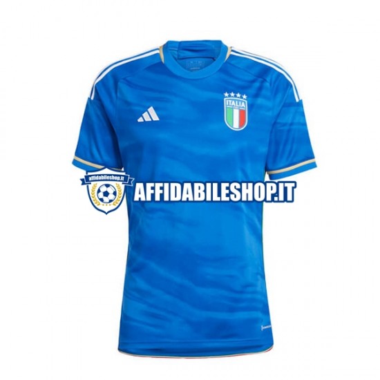 Maglia Italia 2023 Uomo Manica Corta, Gara Home