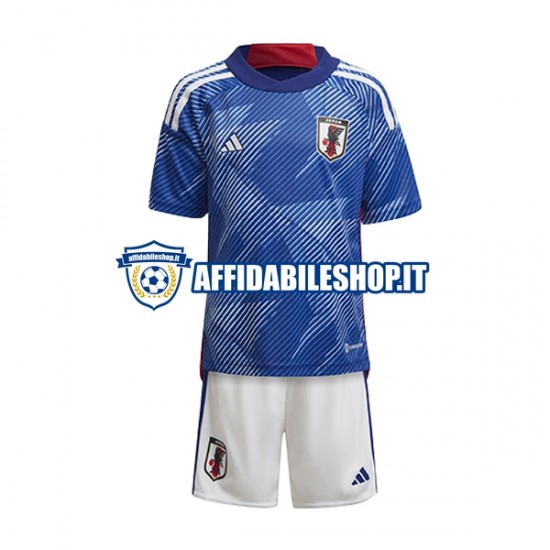 Maglia Giappone World Cup 2022 Bambino 3-13 anni Manica Corta, Gara Home