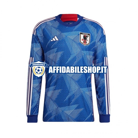 Maglia Giappone World Cup 2022 Uomo Manica Lunga, Gara Home