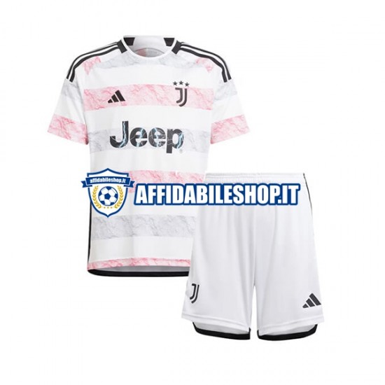 Maglia Juventus 2023-2024 Bambino 3-13 anni Manica Corta, Gara Away