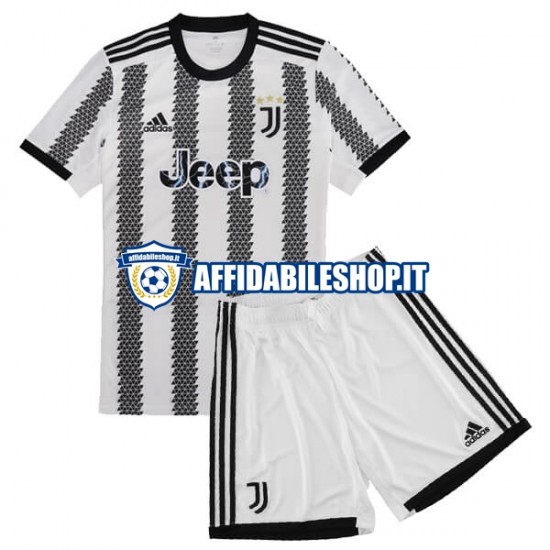 Maglia Juventus 2022-2023 Bambino 3-13 anni Manica Corta, Gara Home