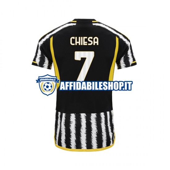 Maglia Juventus Federico Chiesa 7 2023-2024 Uomo Manica Corta, Gara Home