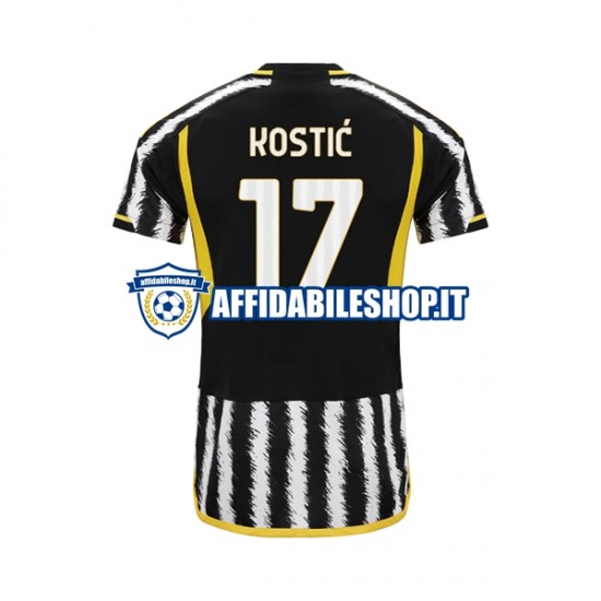 Maglia Juventus Filip Kostic 17 2023-2024 Uomo Manica Corta, Gara Home