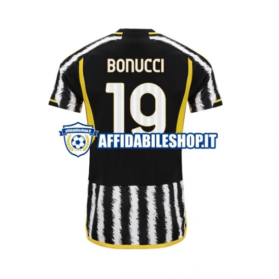 Maglia Juventus Leonardo Bonucci 19 2023-2024 Uomo Manica Corta, Gara Home