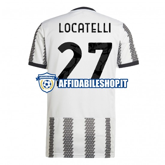 Maglia Juventus Locatelli 27 2022-2023 Uomo Manica Corta, Gara Home