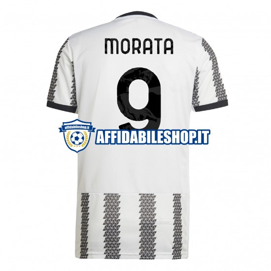 Maglia Juventus Morata 9 2022-2023 Uomo Manica Corta, Gara Home