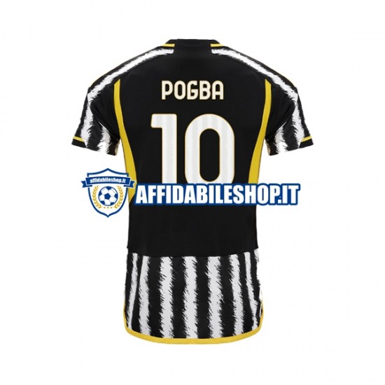 Maglia Juventus Paul Pogba 10 2023-2024 Uomo Manica Corta, Gara Home