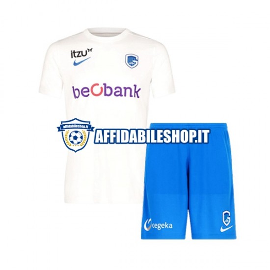 Maglia KRC Genk 2022-2023 Bambino 3-13 anni Manica Corta, Gara Away