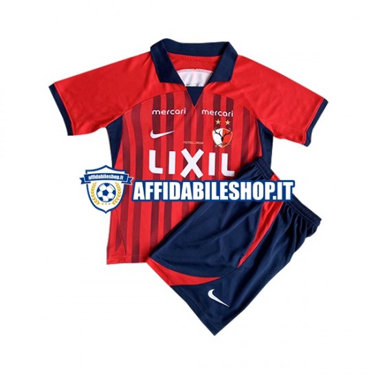 Maglia Kashima Antlers 2023 Bambino 3-13 anni Manica Corta, Gara Home