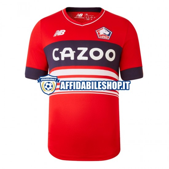 Maglia LOSC Lille 2022-2023 Uomo Manica Corta, Gara Home