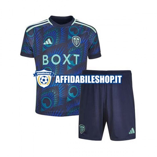 Maglia Leeds United 2023-2024 Bambino 3-13 anni Manica Corta, Gara Away