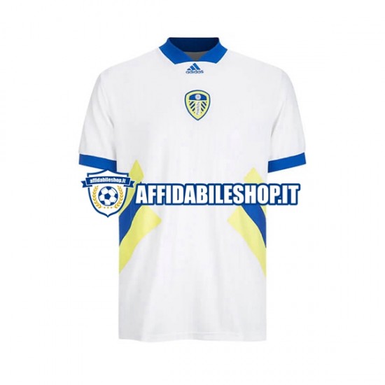 Maglia Leeds United Icon Retro 2022-2023 Uomo Manica Corta, Gara Home