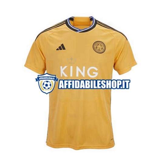 Maglia Leicester City 2023-2024 Uomo Manica Corta, Gara Terza