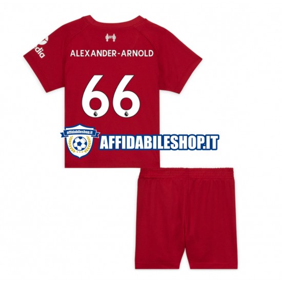 Maglia Liverpool Alexander-Arnold 66 2022-2023 Bambino 3-13 anni Manica Corta, Gara Home