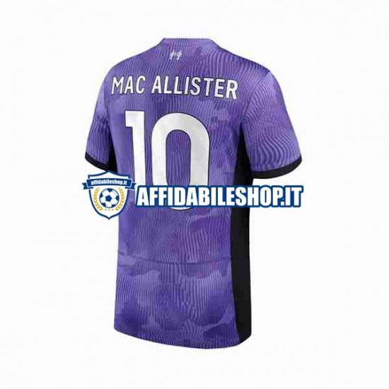 Maglia Liverpool Alexis Mac Allister 10 2023-2024 Uomo Manica Corta, Gara Terza