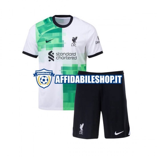 Maglia Liverpool 2023-2024 Bambino 3-13 anni Manica Corta, Gara Away