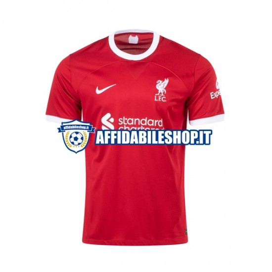 Maglia Liverpool Darwin Nunez 9 2023-2024 Bambino 3-13 anni Manica Corta, Gara Home