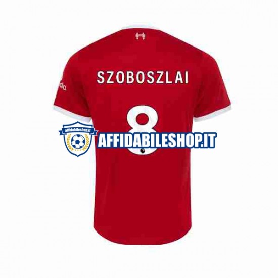 Maglia Liverpool Dominik Szoboszlai 8 2023-2024 Uomo Manica Corta, Gara Home