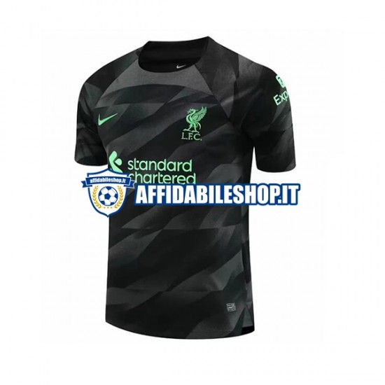 Maglia Liverpool Portiere 2023-2024 Uomo Manica Corta, Gara Away