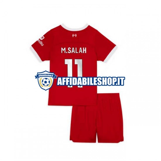 Maglia Liverpool M.Salah 11 2023-2024 Bambino 3-13 anni Manica Corta, Gara Home