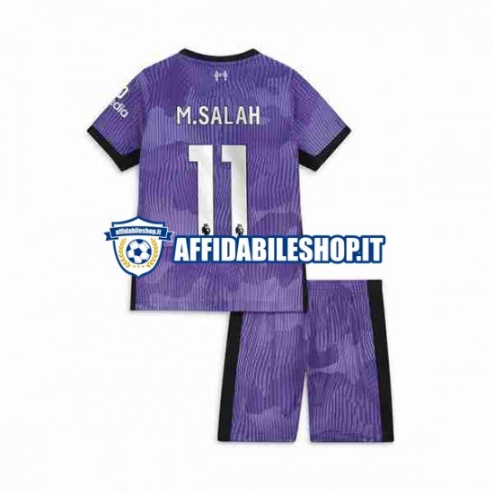 Maglia Liverpool M.Salah 11 2023-2024 Bambino 3-13 anni Manica Corta, Gara Terza