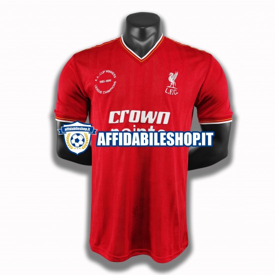 Maglia Liverpool Retro 1985-1986 Uomo Manica Corta, Gara Home