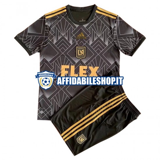 Maglia Los Angeles FC 2022-2023 Bambino 3-13 anni Manica Corta, Gara Home