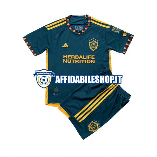 Maglia Los Angeles Galaxy 2023-2024 Bambino 3-13 anni Manica Corta, Gara Away