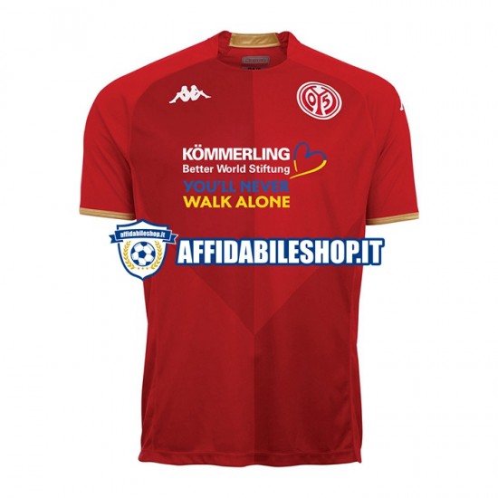 Maglia Mainz 05 2022-2023 Uomo Manica Corta, Gara Home