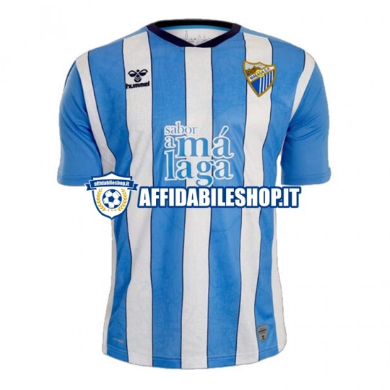 Maglia Málaga CF 2022-2023 Uomo Manica Corta, Gara Home