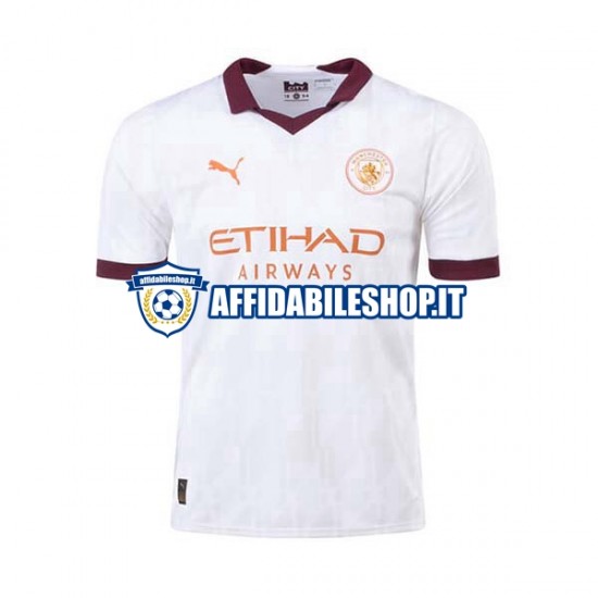 Maglia Manchester City 2023-2024 Uomo Manica Corta, Gara Away