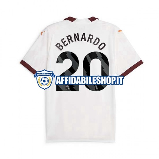 Maglia Manchester City Bernardo Silva 20 2023-2024 Uomo Manica Corta, Gara Away