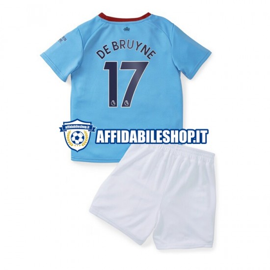 Maglia Manchester City De Bruyne 17 2022-2023 Bambino 3-13 anni Manica Corta, Gara Home