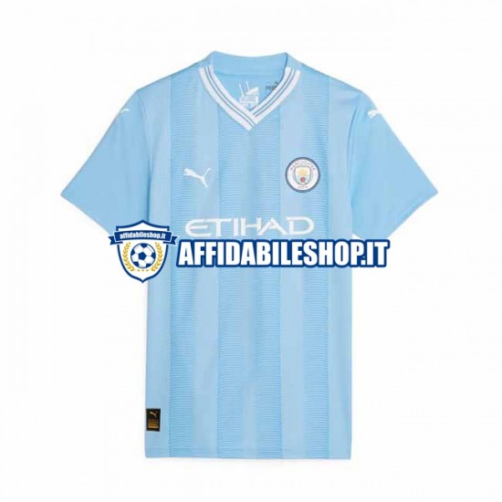 Maglia Manchester City 2023-2024 Donna Manica Corta, Gara Home