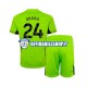 Maglia Manchester United Portiere Andre Onana 24 2023-2024 Bambino 3-13 anni Manica Corta, Gara Home