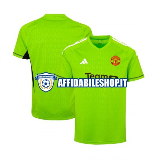 Maglia Manchester United Portiere 2023-2024 Uomo Manica Corta, Gara Home