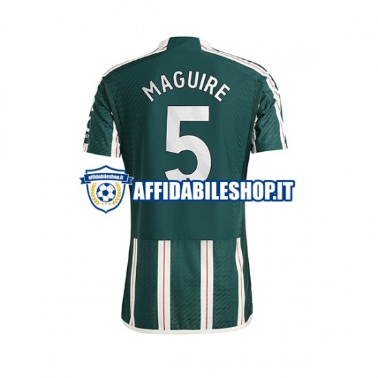 Maglia Manchester United Harry Maguire 5 2023-2024 Uomo Manica Corta, Gara Away