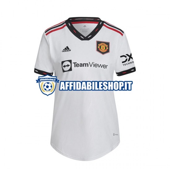 Maglia Manchester United 2022-2023 Donna Manica Corta, Gara Away