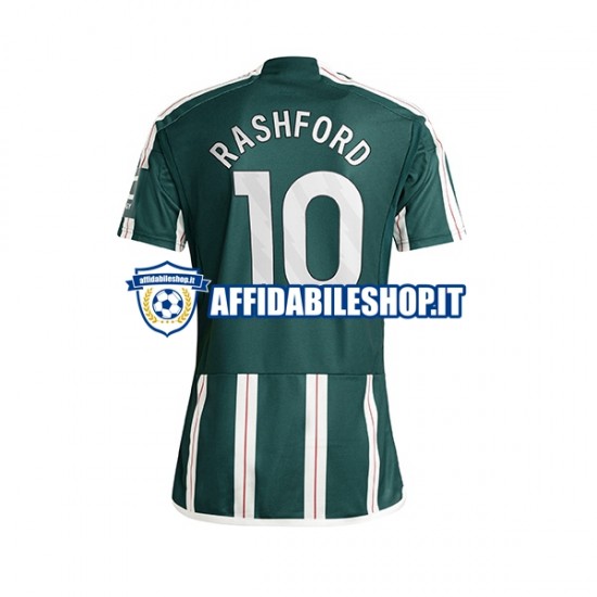 Maglia Manchester United Marcus Rashford 10 2023-2024 Uomo Manica Corta, Gara Away