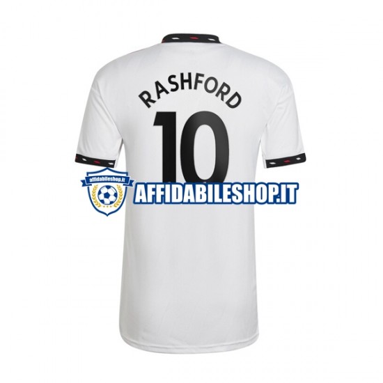 Maglia Manchester United Rashford 10 2022-2023 Uomo Manica Corta, Gara Away