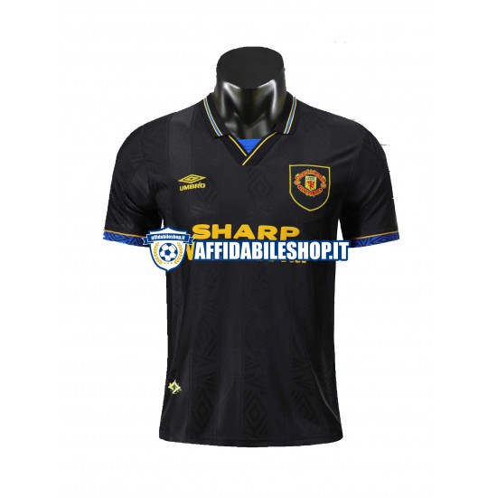 Maglia Manchester United Retro 1994 Uomo Manica Corta, Gara Away