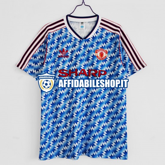 Maglia Manchester United Retro 1992 Uomo Manica Corta, Gara Home