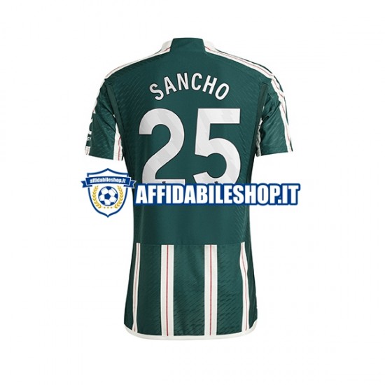 Maglia Manchester United Sancho 25 2023-2024 Uomo Manica Corta, Gara Away