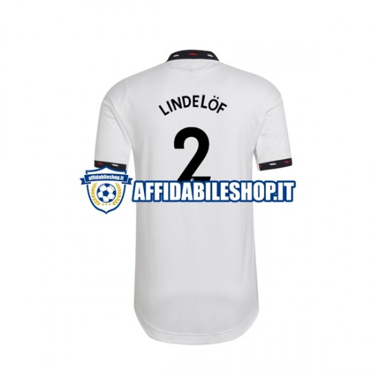 Maglia Manchester United Victor Lindelof 2 2022-2023 Uomo Manica Corta, Gara Away