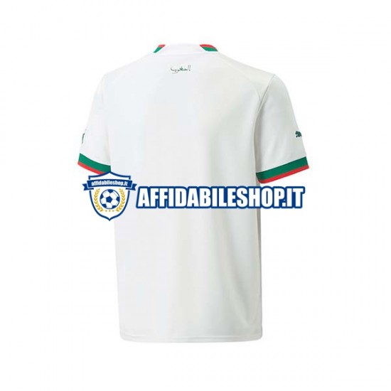 Maglia Marocco World Cup 2022 Uomo Manica Corta, Gara Away