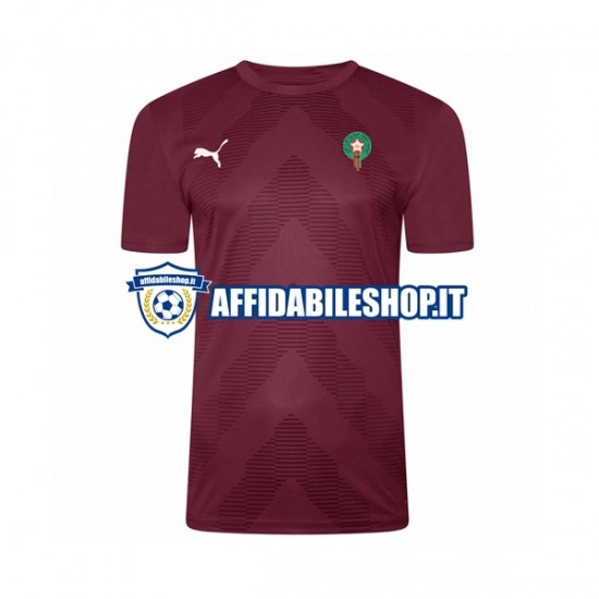 Maglia Marocco Portiere 2022 Uomo Manica Corta, Gara Home